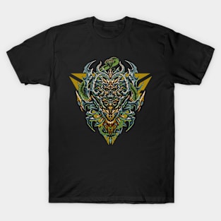 Great Skull Mecha Illustration T-Shirt